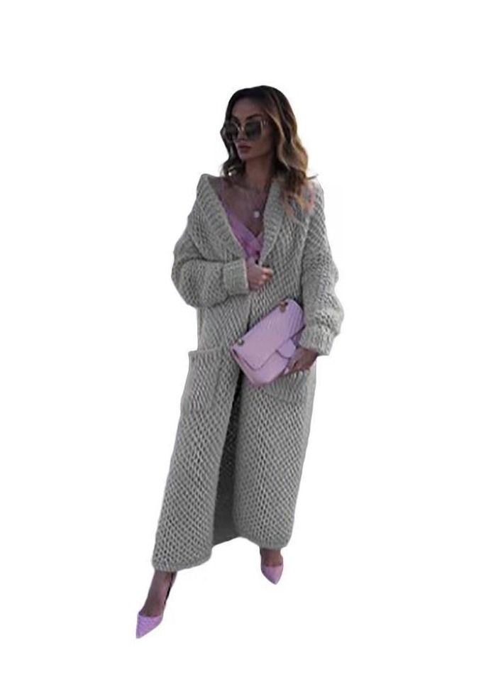 Loquat New Fashion Autumn Winter Long Knit Cardigan 