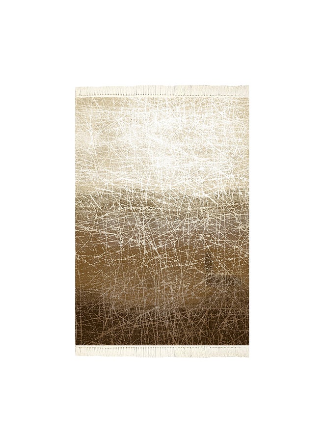 دواسة باب وحمام ناعمة تركية مستطيلة من المخمل - بني فاتح - 60×40 سم