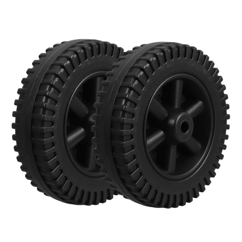 Heavy Duty Swivel Wheels Replacement Kit for BBQ Grill Garden Cart Cooler Mower - Image 2