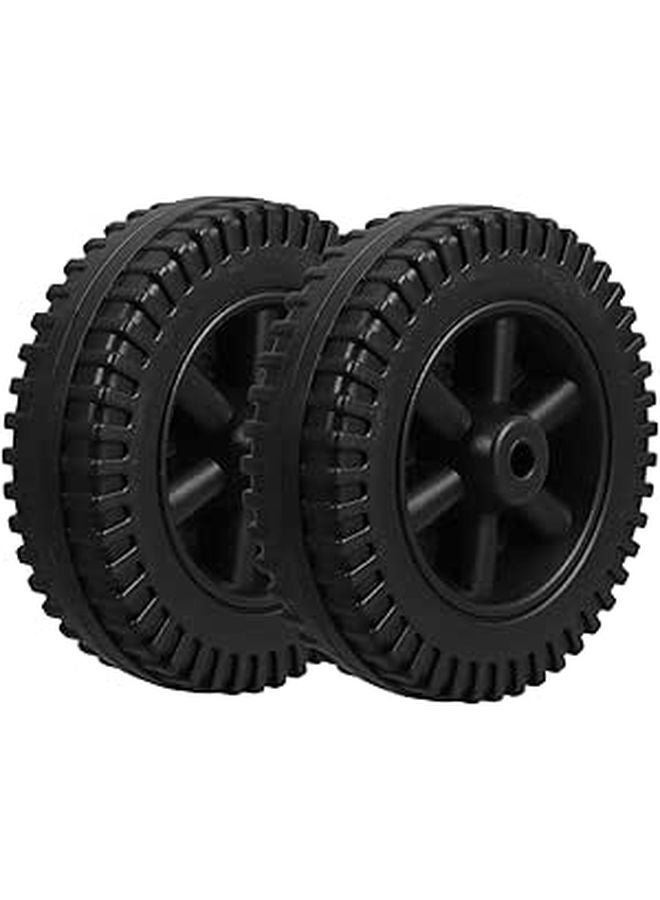 Heavy Duty Swivel Wheels Replacement Kit for BBQ Grill Garden Cart Cooler Mower - Image 1