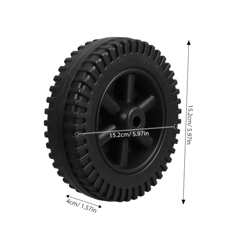 Heavy Duty Swivel Wheels Replacement Kit for BBQ Grill Garden Cart Cooler Mower - Image 3