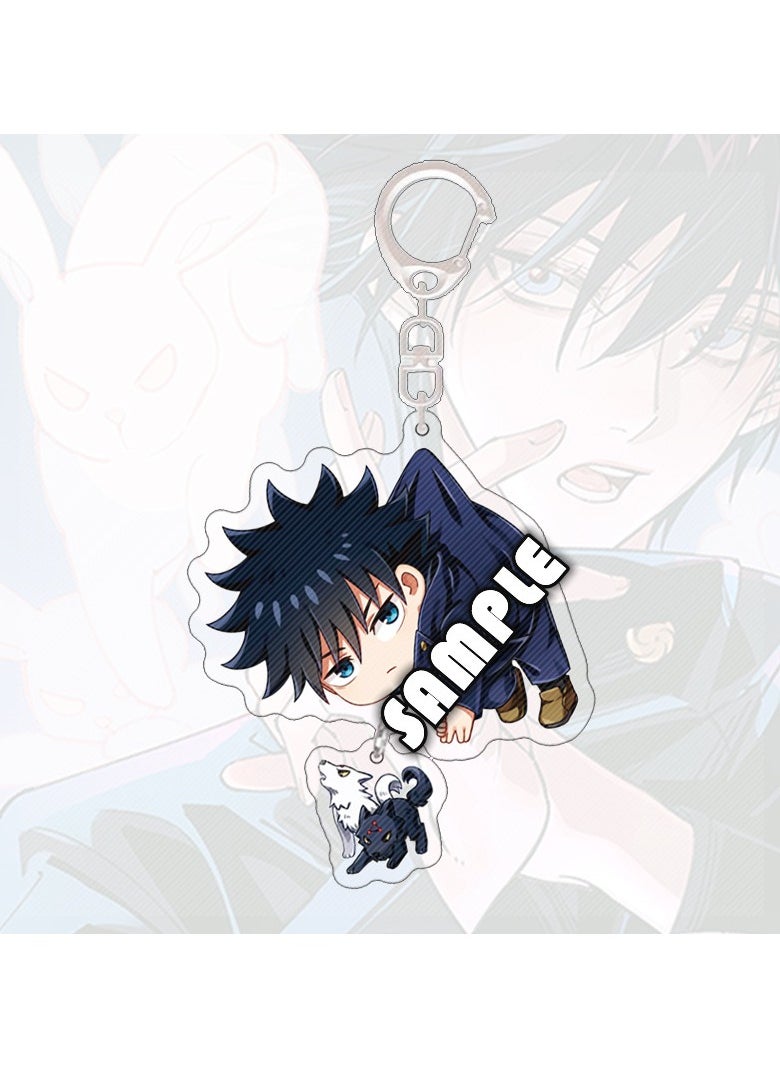 General - Jujutsu Kaisen Acrylic Keychain Cute Anime Peripheral Key Ring Bag Pendant - Image 1