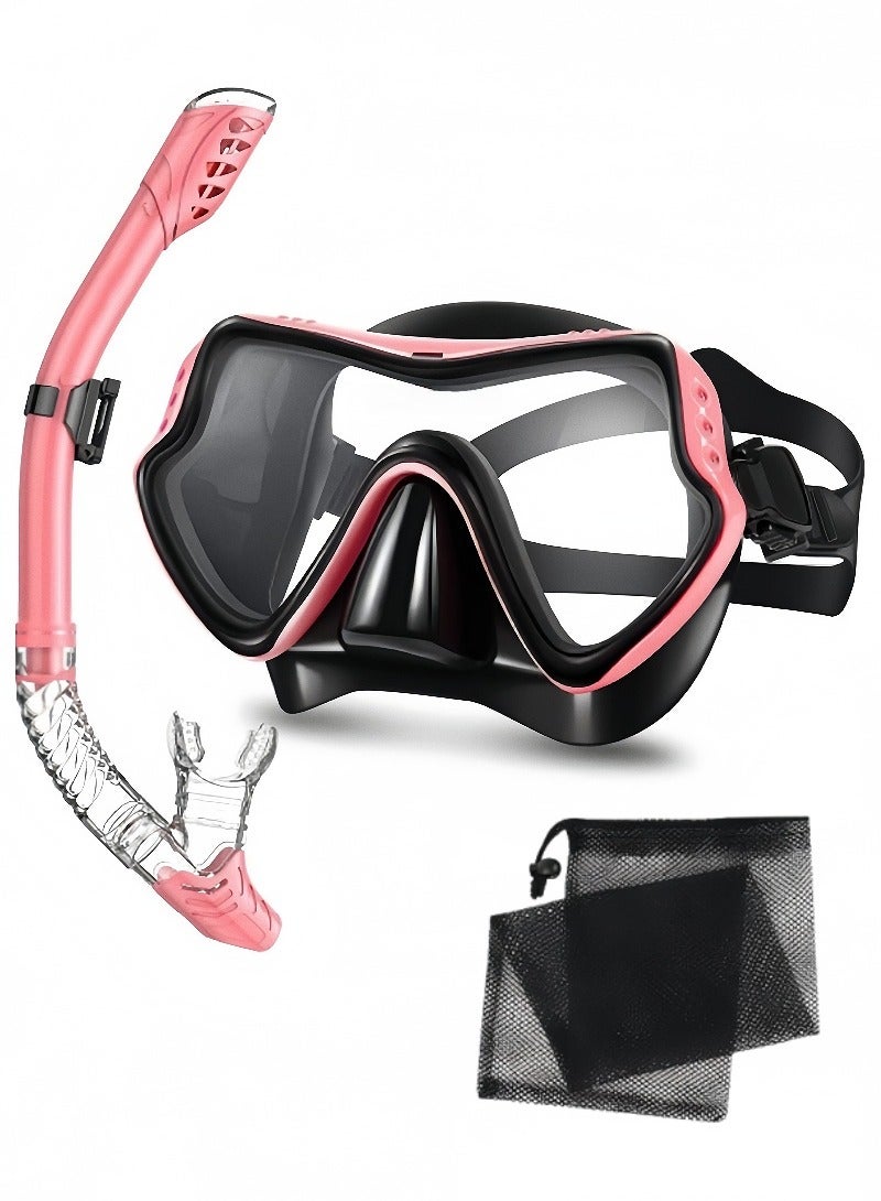 كيبي قناع الغوص بنظام التنفس الجاف الأحدث، قابل للطي بزاوية 180 درجة، نظارات غوص بانورامية بزجاج مقوّى مقاوم للضباب والتسرب، معدات غوص للبالغين والشباب - Image 1