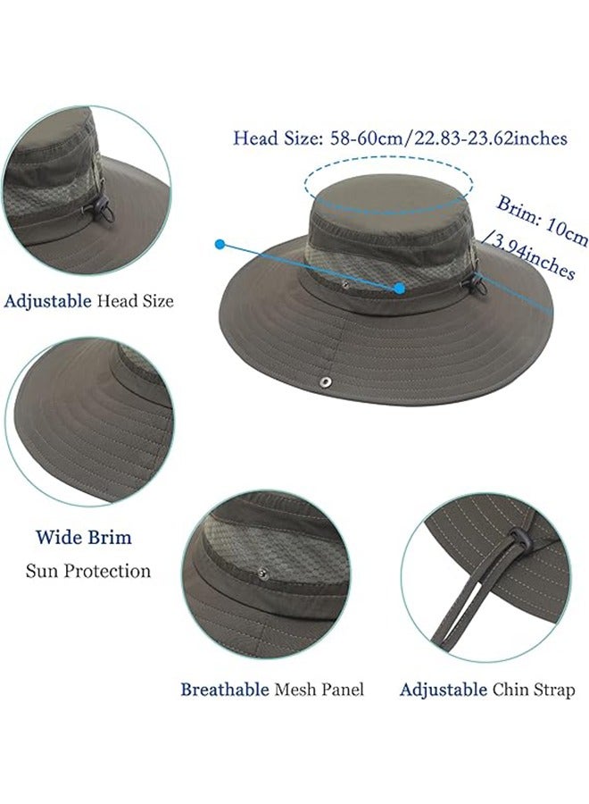 Travellero Bucket Hat, Sun Hat for Men Women Wide Brim, UPF 50+, Fishing &  Waterproof, Foldable Beach Sun Hat for Hiking Camping Safari (Army Green) - Image 2