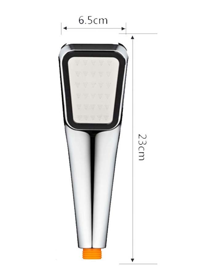 Sharpdo High Pressure Shower Head Silver/Black 23 x 6.5cm - Image 3