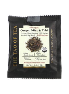 The Tao of Tea The Tao of Tea, Organic Oregon Mint & Tulsi Tea, Caffeine Free, 15 Pyramid Sachets, 1.05 oz (30 g)  - Image 3