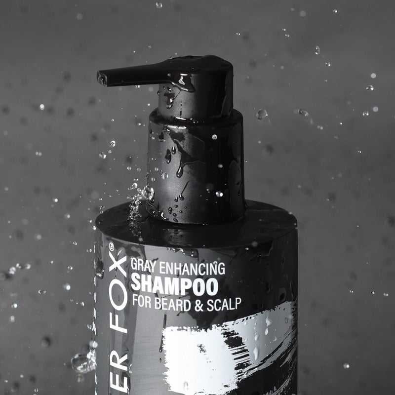 Godefroy Silver Fox Beard & Scalp Shampoo - Gray Reducing, Removes Brassy Tones, Moisturizes & Nourishes Scalp For Men - Image 2