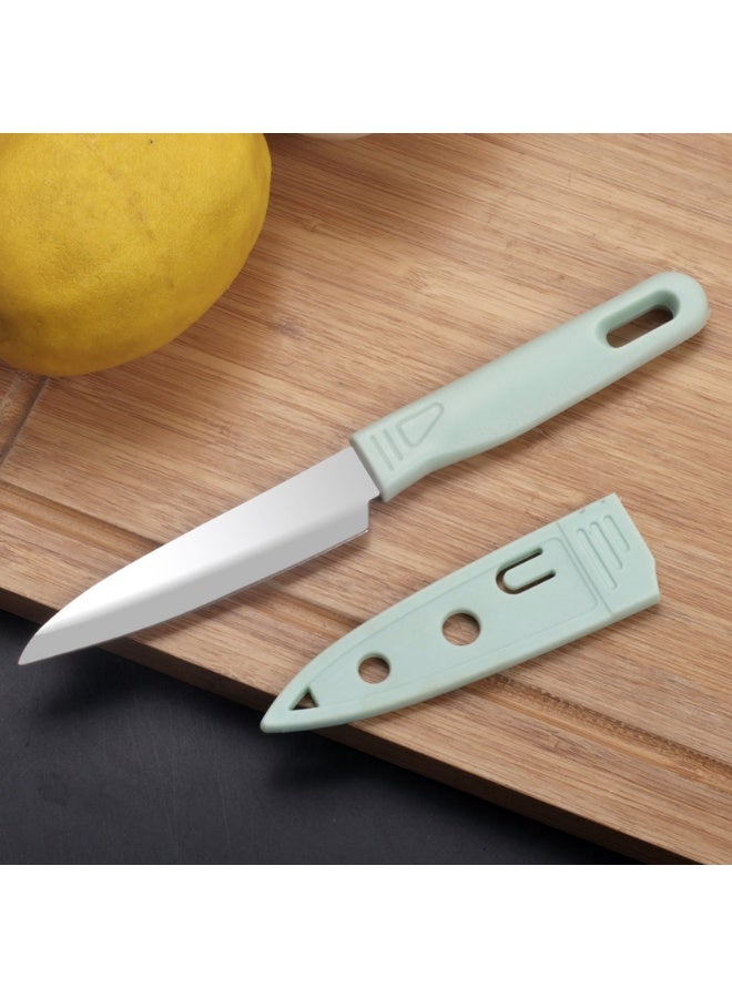 هومستر مجموعة مطبخ 3 قطع - سكين الفواكه ، مقشرة ، ومجلس القطع ، وغسالة صحون آمنة غير انزلاق قطع المجلس للفواكه والخضروات - Image 4