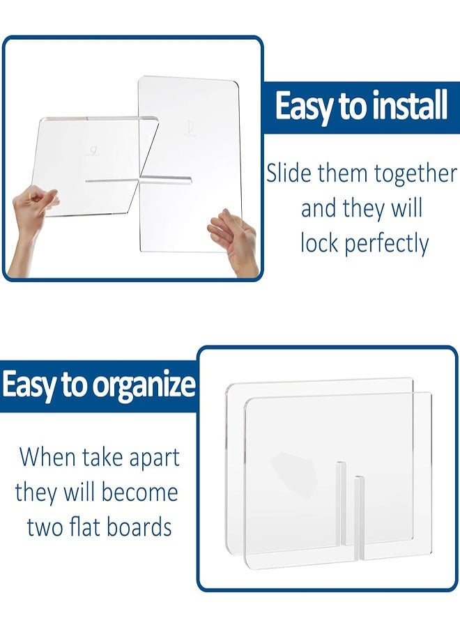 Acrylic Book Stand, Functional Clear Extra Thick Acrylic Book Display Stand, Book Stand for Reading, Book Holder for Open and Closed Books - Image 4