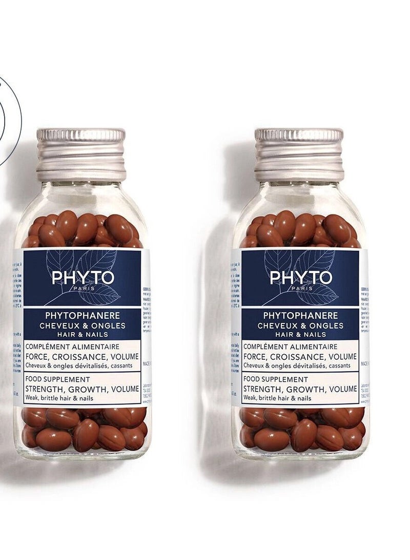 فيتو مكمل غذائي فيتو فيتوفانيري  طبيعي لتساقط الشعر وتخفيفه، 2 × 120 كبسولة