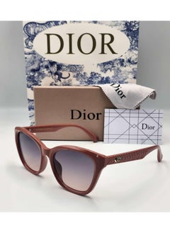 Diornava Full Rim Square Women Sunglass - 01HS5 - Lens Size: 53 mm - Tortoise Acetate 