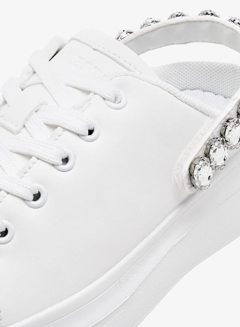 سيليست سنيكرز بناتي مزين برباط - Image 4