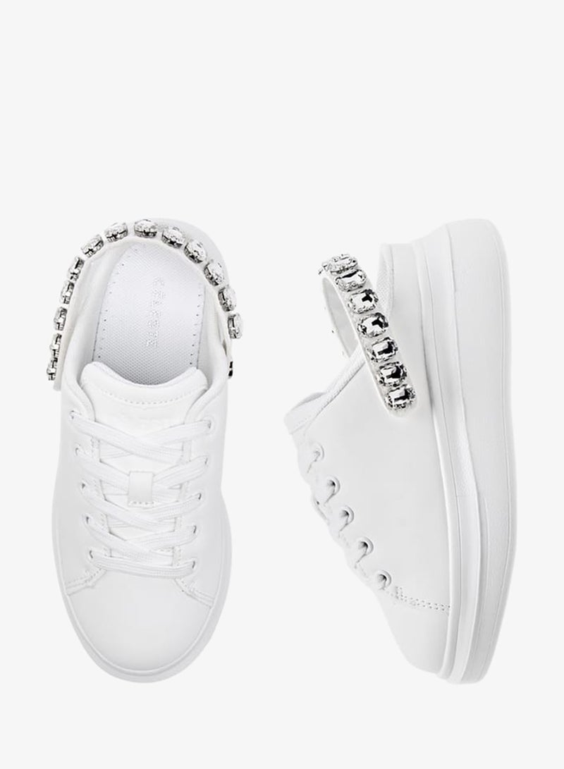 سيليست سنيكرز بناتي مزين برباط - Image 3