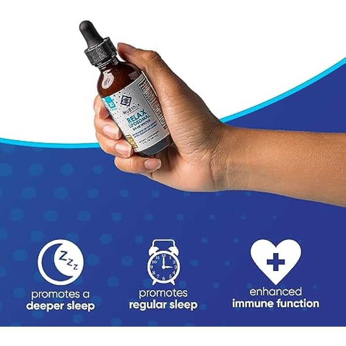 NuEthix Formulations Relax Liposomal Supplement Formula to Support Relaxation & Calm, 2 Fluid Ounces, 30 Servings - Image 2
