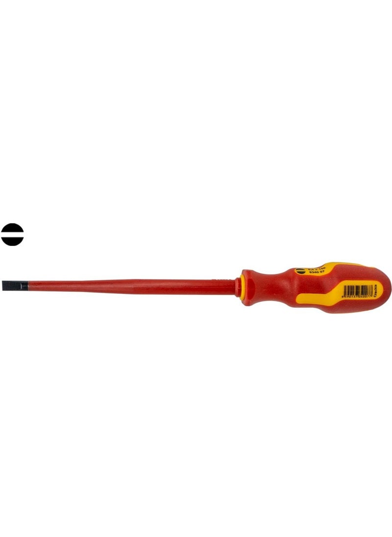 NAREX 834007 Slim Series Electrician Insulated Flat Screwdriver 6.5X150 mm  - Image 1