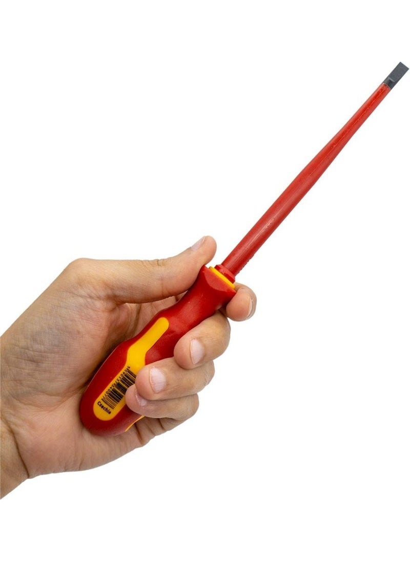 NAREX 834007 Slim Series Electrician Insulated Flat Screwdriver 6.5X150 mm  - Image 3