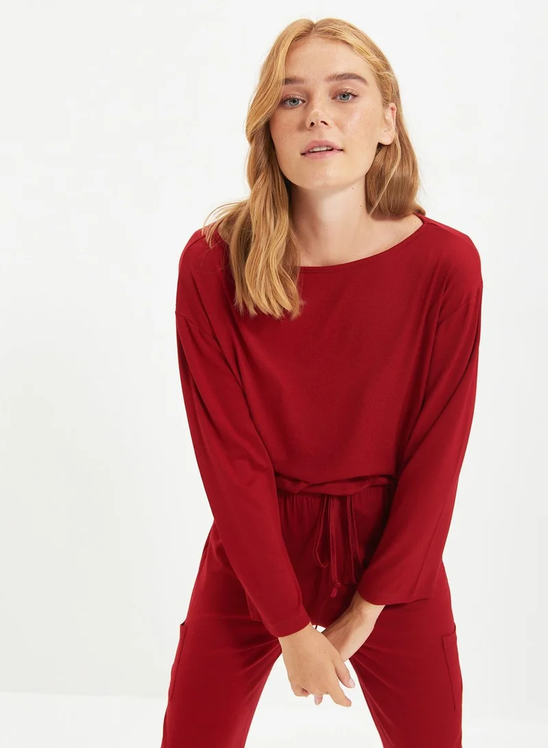 ترينديول طقم بيجاما محبوك