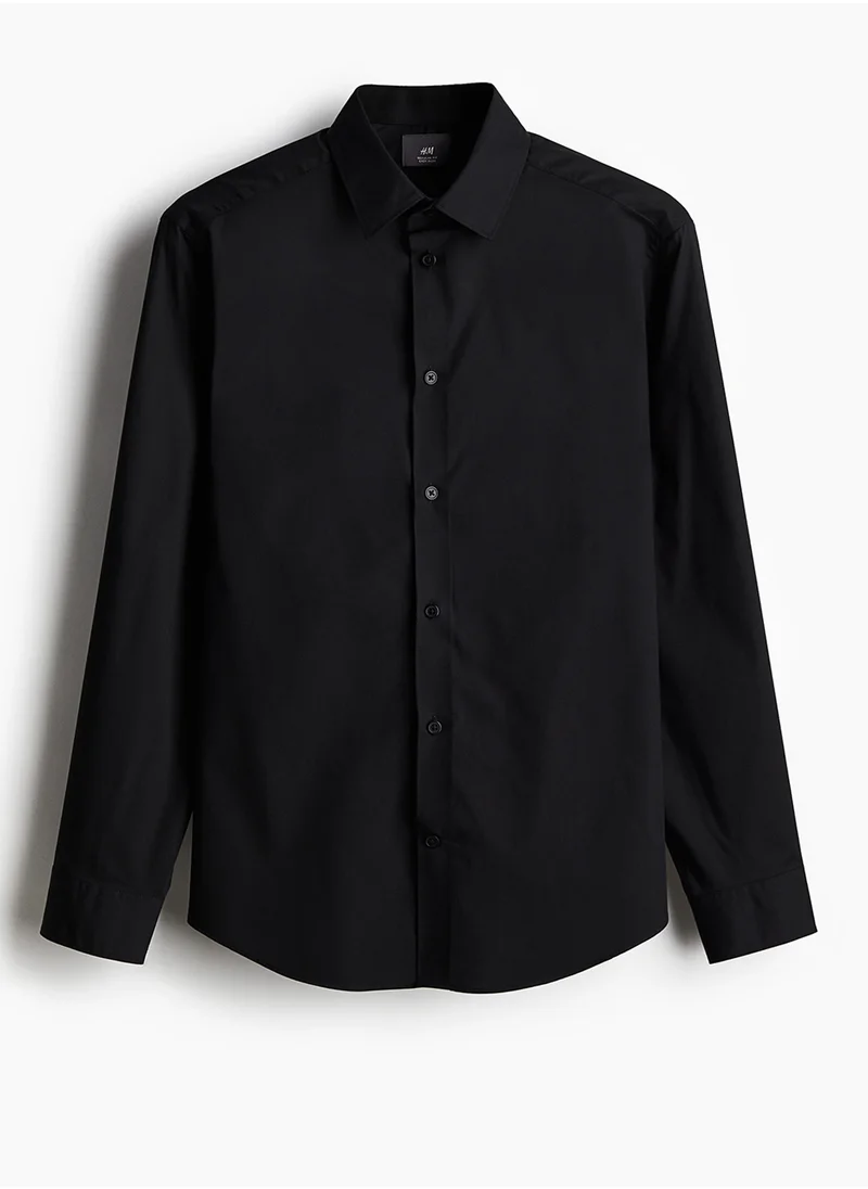 H&M Regular Fit Easy-Iron Shirt