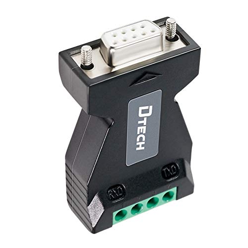 DTech RS232 to RS485 Converter Serial Adapter with 4 Position Terminal Block for Long Haul Data Communication Supports 600W Anti-Surge - Image 5