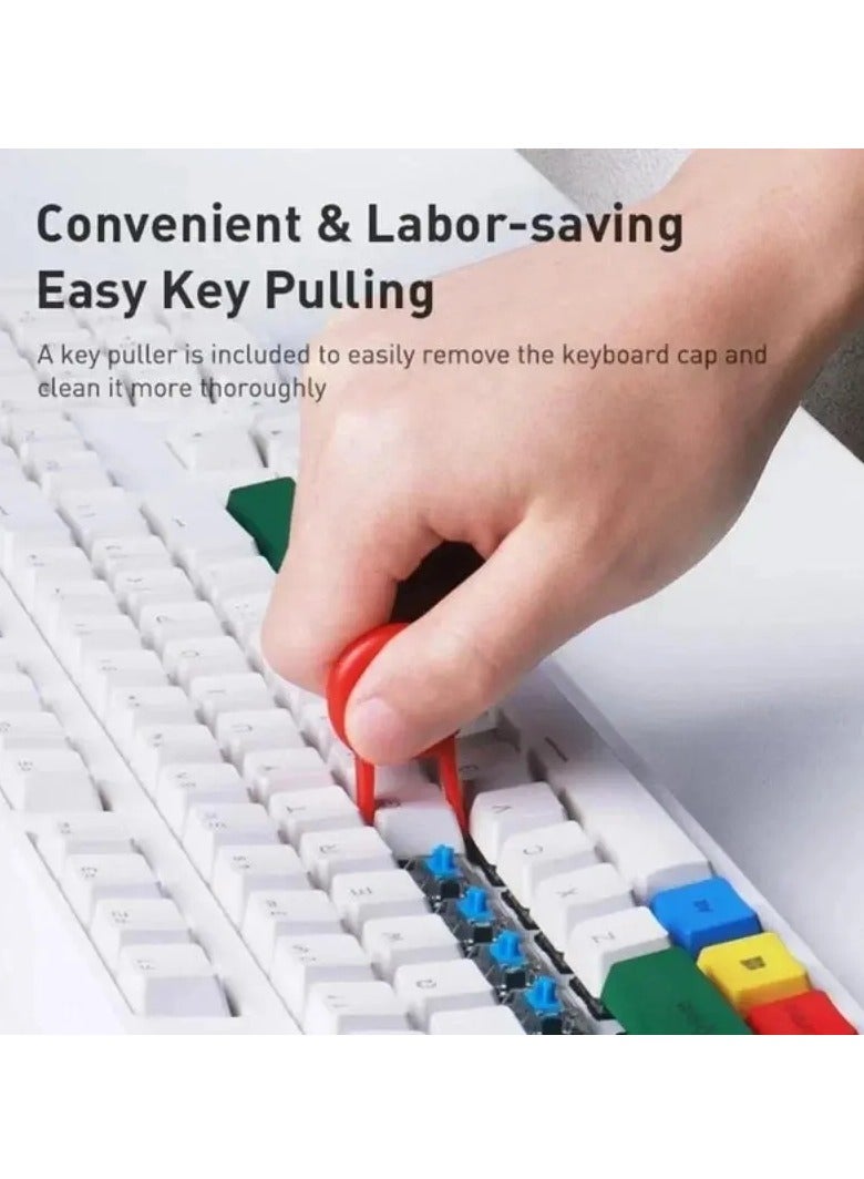 AROAQ Keyboard Cleaning Brush 5 in 1 Multifunction Cleaner Kit For Bluetooth Airpod Case Pro 3 2 1 Earbuds Cleaning Tool Keycap Puller Cleaner Pen For Watch Laptop Phone Camera VR - Image 3