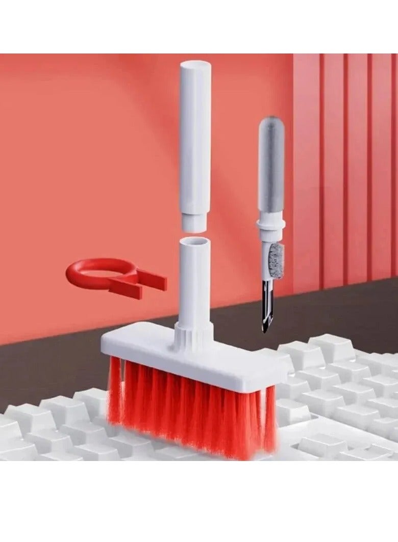 AROAQ Keyboard Cleaning Brush 5 in 1 Multifunction Cleaner Kit For Bluetooth Airpod Case Pro 3 2 1 Earbuds Cleaning Tool Keycap Puller Cleaner Pen For Watch Laptop Phone Camera VR - Image 4