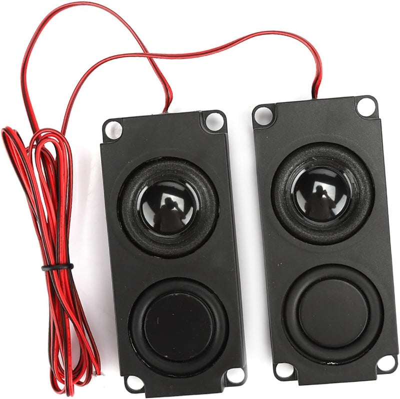 ZJchao Portable Heavy Bass Audio Cavity 40mm Magnetic Dual Speaker TV Monitor - Image 4