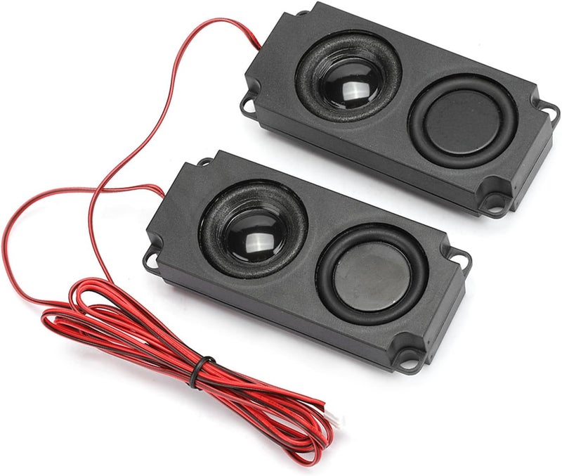 ZJchao Portable Heavy Bass Audio Cavity 40mm Magnetic Dual Speaker TV Monitor - Image 1