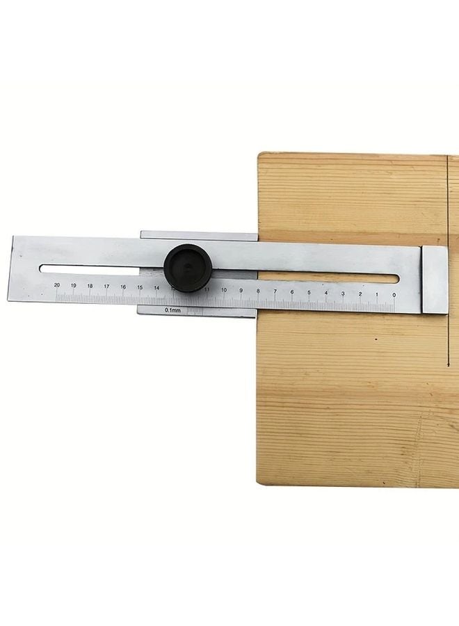 Carbon Steel 200MM Precision Combination Square Ruler Manual Measuring Tool - Image 4