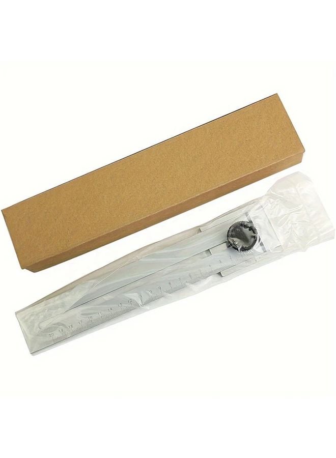 Carbon Steel 200MM Precision Combination Square Ruler Manual Measuring Tool - Image 5