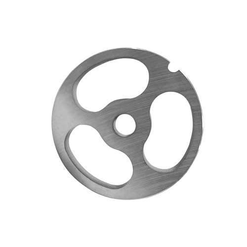 OUSTUE #12 Stainless Steel Meat Grinder Plate Discs Blades Compatible with FGA Food Chopper and Hobart, Cabelas, Weston, LEM, MTN Meat Grinders,Cutting Disks Heavy Duty (3 Big Hole Plate) - Image 1