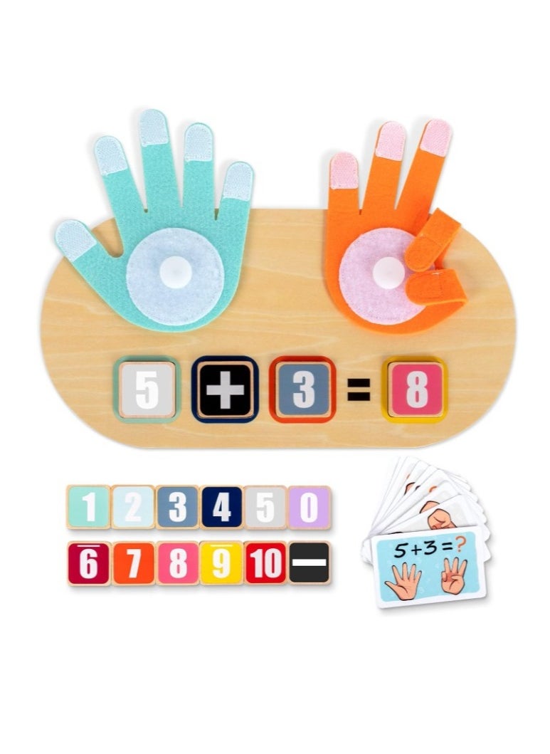 null - Educational Learning Number Toy, Kids Finger Counting Math Number Blocks, Safe And Durable Early Education Toy, Easy To Play Montessori Toys For Boys And Gurls, (1pc) - Image 1
