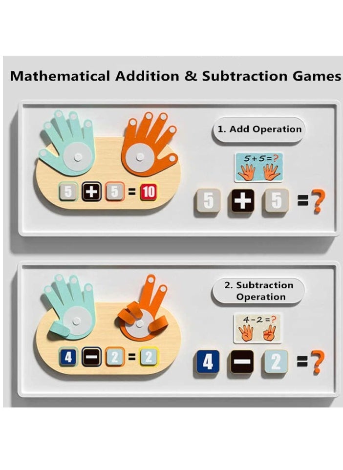 null - Educational Learning Number Toy, Kids Finger Counting Math Number Blocks, Safe And Durable Early Education Toy, Easy To Play Montessori Toys For Boys And Gurls, (1pc) - Image 1