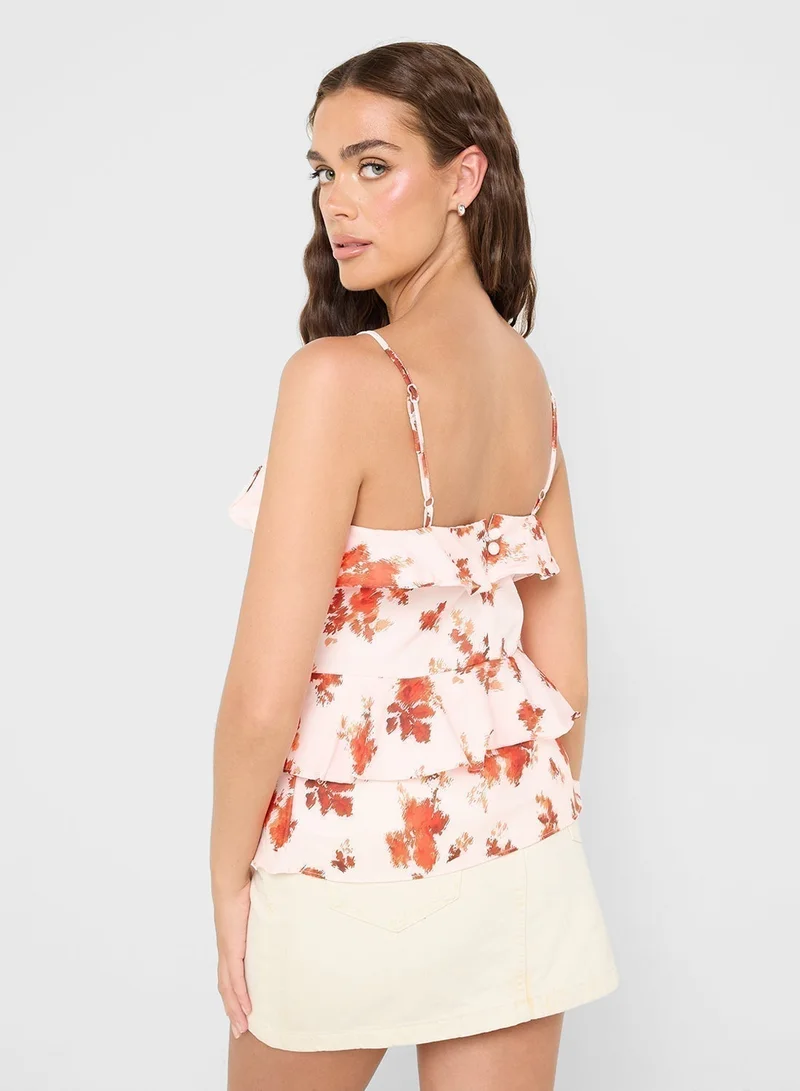 Ginger Floral Print Cami Top