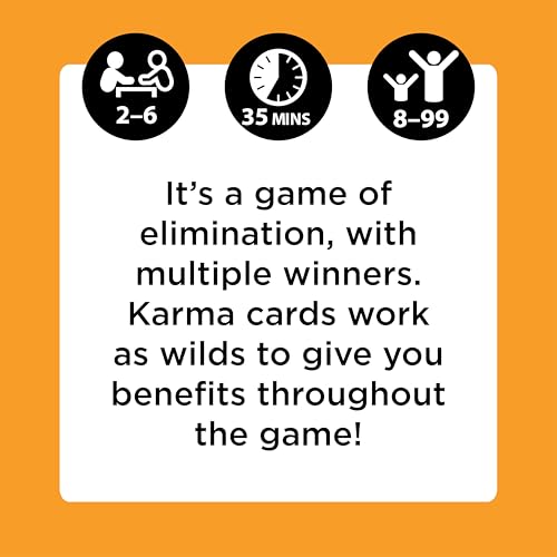 PlayMonster KARMA Card Games for Kids – Kids, Family Games Night, Multi-Player, Screen Free, Travel Games, Playing Cards, What Goes Around, Comes Around, Ages 8+ - Image 3