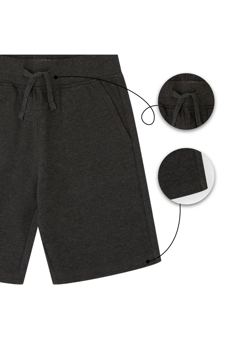 CANADA HOUSE Summer Comfort Dark Grey Cotton Casual Wear Shorts For Boys