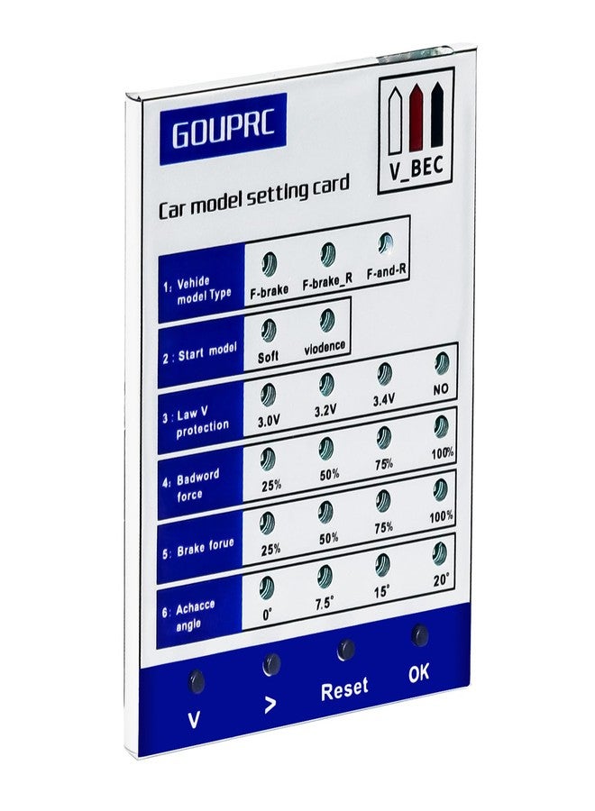 بطاقة برمجة GOUPRC RC لضبط إعدادات نموذج السيارة باستخدام وحدة التحكم الإلكترونية ESC بدون فرش - Image 1