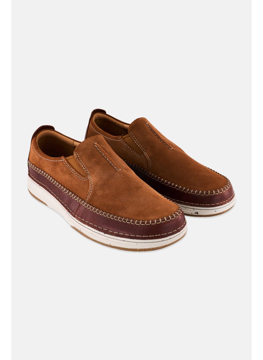 clarks Men Wide Nature 5 Walk Slip On Shoes, Dark Tan  - Image 1