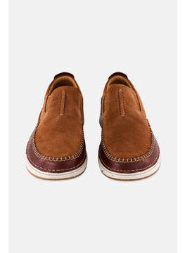 clarks Men Wide Nature 5 Walk Slip On Shoes, Dark Tan  - Image 4