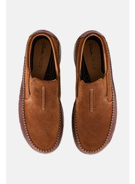 clarks Men Wide Nature 5 Walk Slip On Shoes, Dark Tan  - Image 3