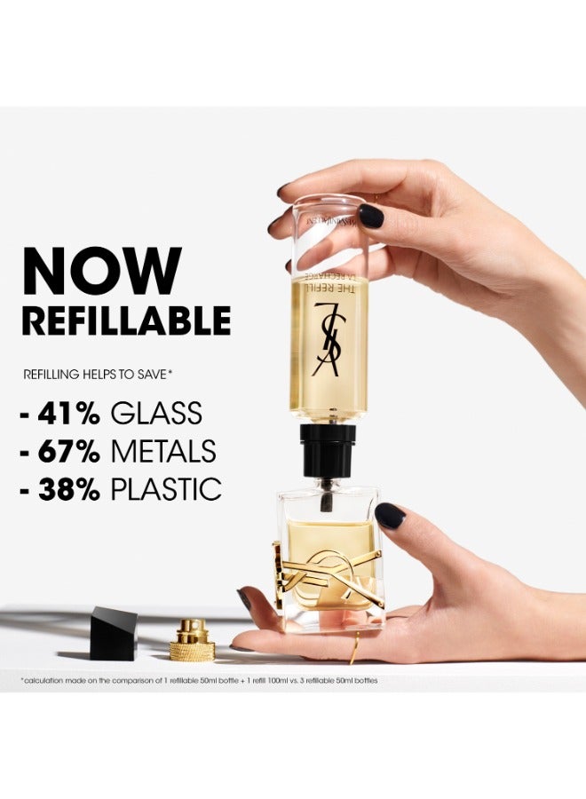 Yves Saint Laurent Libre Eau De Parfum 30ml + LIBRE EDP REFILL BOTTLE 100ml - Image 5