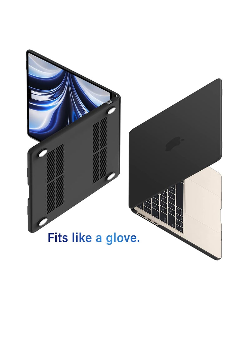 Plastic Hard Shell Case Compatible with MacBook Pro 14 inch Case 2025 2024 2023 2022 2021 M4 A3112 A3185 A3401 M3 A2918 A2992 M2 A2779 M1 A2442,Frosted Black  - Image 2