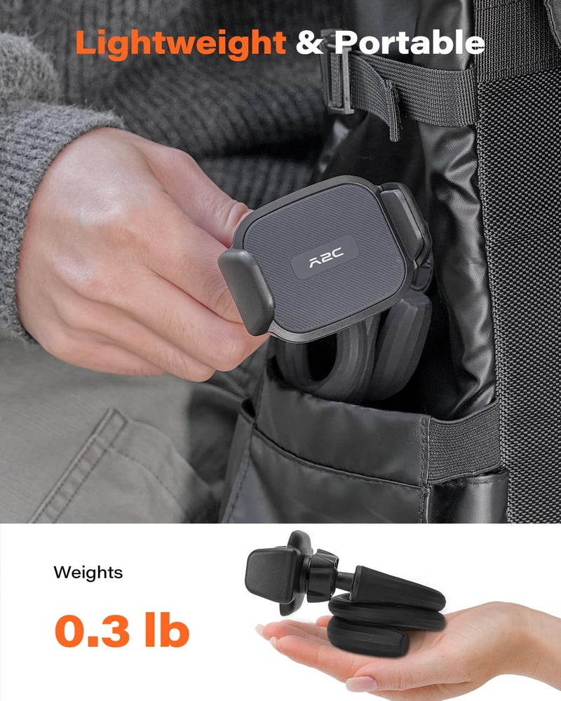 A2C Flexible Phone Holder for Treadmill, Peloton, Stroller, Shopping Cart, Desk, Portable Gooseneck 16.5â€ Long Arm Phone Mount for 4.7â€-6.9" Smartphones - Image 3