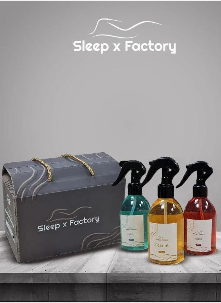 Sleep x Factory Pack Of 3 Room Spray Summer Collection 