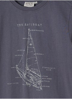 Wheat Teen Sailboat T-Shirt  - Image 3
