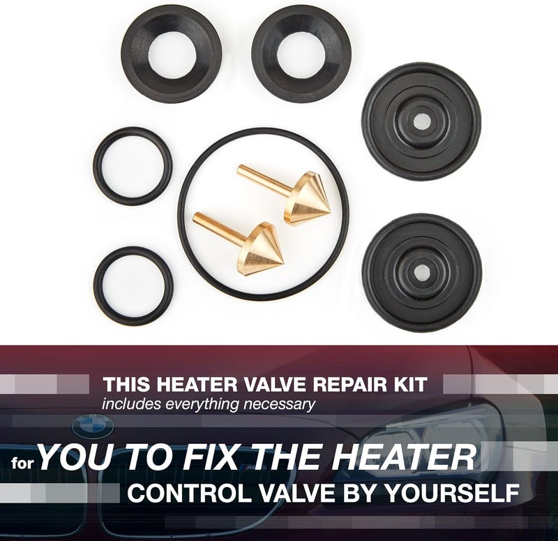 Klifex Heater Valve Repair Kit for BMW - Compatible with E39, E38, E53, E34, E32, E31, E65, E66, E60, E61 - Image 2