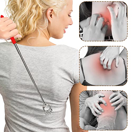 HOFASON 6 Pack Back Scratcher Fathers Day Dad Gifts, White Elephant Gifts for Adults, Stocking Stuffers for Men Women Teens, Prizes for Adults (Muti) - Image 5