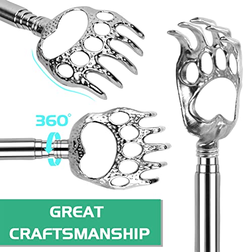 HOFASON 6 Pack Back Scratcher Fathers Day Dad Gifts, White Elephant Gifts for Adults, Stocking Stuffers for Men Women Teens, Prizes for Adults (Muti) - Image 3