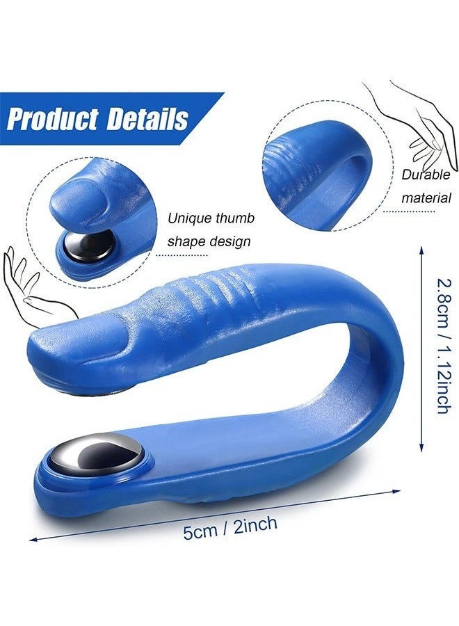 Generic 2 Pcs Acupressure Hand Pressure Point Clip, Magnet Palm Pressure Clip Pressure Point Clip for Migraine Relief, Headache Pressure Point Tool for Relaxation (Blue+Green)  - Image 5
