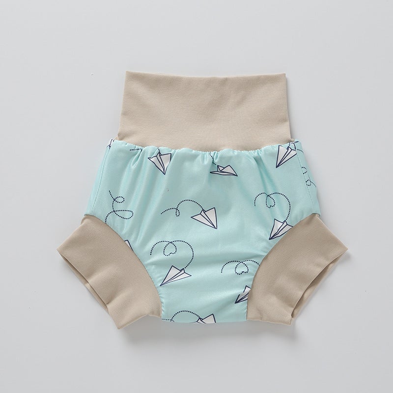 Baby Diaper Pants Swimming Trunks Baby Diaper Breathable Diaper Pants Waterproof Washable Underwear Thin Leakproof High Waist Shorts - Image 1