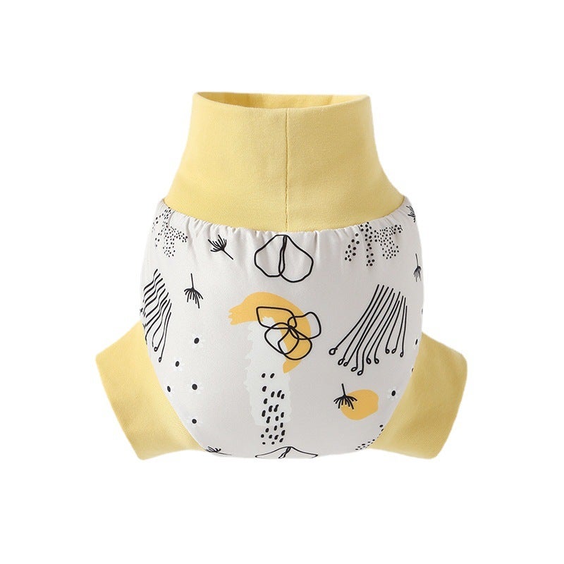 Baby Diaper Pants Swimming Trunks Baby Diaper Breathable Diaper Pants Waterproof Washable Underwear Thin Leakproof High Waist Shorts - Image 2